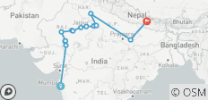  Nordindien mit Nepal - 17 Destinationen 