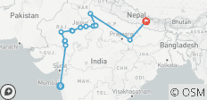  North India with Nepal - 17 destinations 