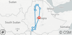  Nordäthiopien, Omo-Tal und Semien-Gebirge (13 Tage) - 13 Destinationen 