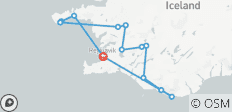  Circuit privé de 4 jours - Cercle d\'or, côte sud et Snæfellsnes (hiver) - 13 destinations 