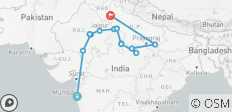  India Heritage Tour Met Agra - 13 bestemmingen 