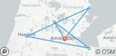  Fietsen vanuit Amsterdam - 6 bestemmingen 