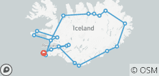  Islands Ring Road im Detail - Privatreise 10 Tage - 22 Destinationen 