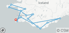  Golden Circle, Südküste, Snæfellsnes und Reykjavik (MIetwagenrundreise, 7 Tage) - 18 Destinationen 