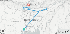  Nordostindien inkl. Bhutan - 9 Destinationen 