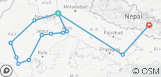  Das Beste aus Rajasthan und Nepal - 16 Destinationen 