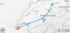  Tailor-Made Private Swiss Tour to Golden Pass Line with Daily Departure - 8 destinations 