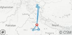  Gouden Driehoek met Leh &amp; Ladakh - 13 bestemmingen 