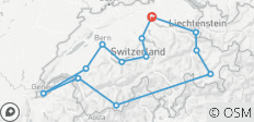  Die Schweiz - Gruppenreise von Grand Alpine (6 Tage) - 13 Destinationen 