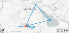  ARMENIA - SHORT TRIP - 10 destinations 