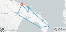  Apulien &amp; Matera (Mietwagenrundreise, 7 Tage/6 Nächte) - 10 Destinationen 