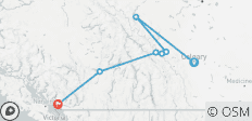  7-daagse Rockies zomeravonturentocht: Vancouver naar Calgary met Rocky Mountaineer - 7 bestemmingen 