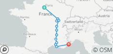  Burgund &amp; Provence inkl. 2 Nächte in Paris &amp; 2 Nächte in Nizza (Südkurs) 2023 - 12 Destinationen 