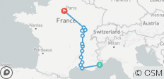  Burgund &amp; Provence inkl. 2 Nächte in Nizza &amp; 2 Nächte in Paris (Nordkurs) 2023 - 13 Destinationen 