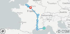  Große Frankreichreise inkl. 2 Nächte in Nizza (Nordkurs) 2023 - 18 Destinationen 