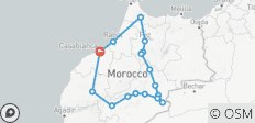  Circuit privé au Maroc au départ de Casablanca - 7 jours - 17 destinations 