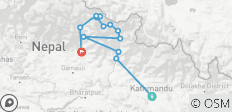  Manaslu Circuit Trek - weniger besucht - 13 Destinationen 