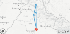  Verzauberndes Shimla, Manali &amp; Chandigarh ab Delhi (7 Tage) - 5 Destinationen 