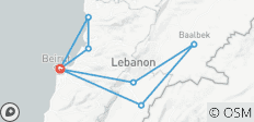  Libanon mit privatem Reiseführer und Fahrer - 8 Destinationen 