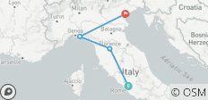  Kostprobe Italien (Start Rom, Ende Venedig) - 4 Destinationen 