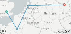  London to Berlin by Train (Winter) - 4 destinations 