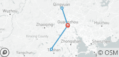  Guangdong Klassische Rundreise: Guangzhou, Kaiping, Gulong-Schlucht, Yingxi-Korridor, Mt. Danxia (6 Tage) - 5 Destinationen 