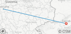  Erfrischende Hauptstädte Ljubljana &amp; Zagreb - 2 Destinationen 