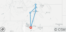  Entdeckungsreise Yellowstone und Grand Teton - 6 Destinationen 