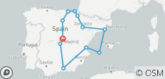 Das Beste aus Spanien (Sommer, 12 Tage) - 12 Destinationen 