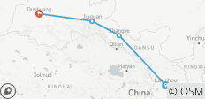  Viaje económico: Lanzhou, Zhangye, Jiayuguan y Dunhuang 6 días - 4 destinos 
