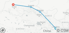  Economy Tour: Lanzhou, Zhangye, Jiayuguan and Dunhuang 6 Days - 4 destinations 