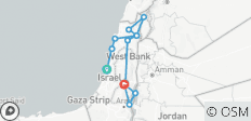  Ikonisches Israel (Von Tel Aviv nach Jerusalem, Standard) (13 destinations) - 13 Destinationen 