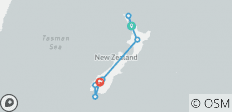  Walking Tour of New Zealand - 9 destinations 