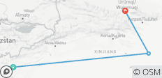  Budgetreise Xinjiang: Kashgar, Turpan und Urumqi (6 Tage) - 3 Destinationen 