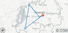  Rundreise Ruanda - Gorillas, Schimpansen, Dian Fossey (8 Tage) - 5 Destinationen 