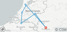  Floriade Holland en de Metropolissen van België\' - 7-daagse Rijn DCS Alemannia - 7 bestemmingen 