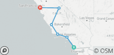  Das Beste aus Kalifornien - Kleine Gruppen (10 Tage) - 6 Destinationen 