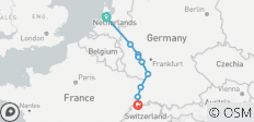  Kastelen langs de Rijn (2023) (Amsterdam naar Basel, 2023) - 9 bestemmingen 