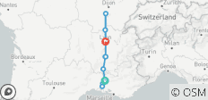  Bourgogne &amp; Provence (2023) (Arles naar Lyon, 2023) - 11 bestemmingen 