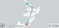  Höhepunkte der Nordinsel - geführte Busreise - 4 Destinationen 