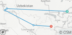  Buntes Usbekistan - 5 Destinationen 