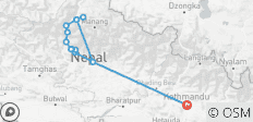  Trekking Jomsom Muktinath - 14 destinations 