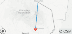  Kilimanjaro Besteigung über die Rongai Route mit AFRICA NATURAL TOURS LTD (6 Tage) - 2 Destinationen 