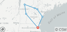  Colors of New England featuring Portland, Maine (Boston, MA to Portland, ME) - 7 destinations 