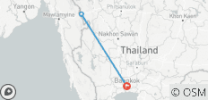  Bangkok to Bangkok Umphang Jungle Trekking - 3 destinations 