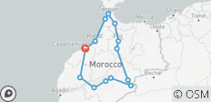  Tours from Casablanca : 8 Days Morocco Desert Merzouga Tour through the Sahara Desert and Morocco’s Imperial Cities. - 14 destinations 