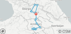  Armenien &amp; Georgien (10 Tage) - 17 Destinationen 