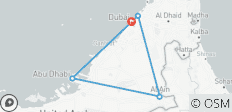  L\'essentiel des Émirats arabes unis - Circuit accompagné dans des hôtels 4 étoiles - Pension complète - 5 destinations 