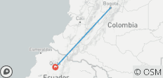  Bogota to Quito Travel Pass - 2 destinations 