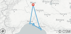  Italian Riviera Escape - 8 destinations 